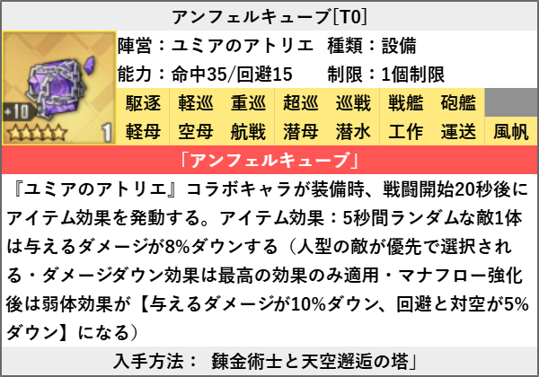 アンフェルキューブ[T0]